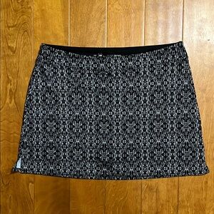 Tranquility by Colorado Black & White Skort Size XL Athletic Athleisure Gym